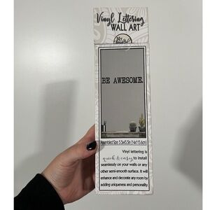 Hobby Lobby Vinyl Lettering “BE AWESOME.” Typewriter Wall Letters Decor